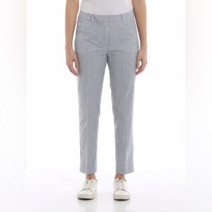 Max Mara Weekend Andorra Seersucker Striped Trousers